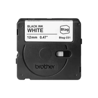 Brother BTAG-231  |  Black on White  |  Btag