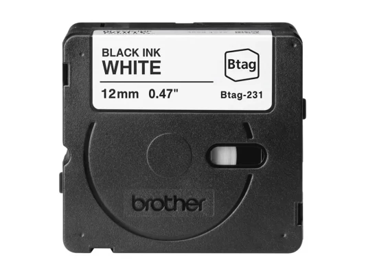 Brother BTAG-231  |  Black on White  |  Btag
