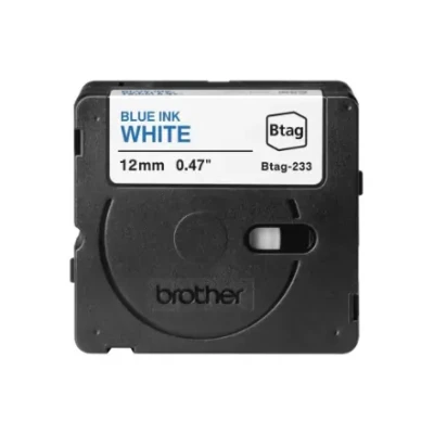 Brother BTAG-233  |  Blue on White  |  Btag