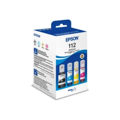 Epson 112 EcoTank 4-colour Multipack  |  Ink tank  |  Black, Cyan, Yellow, Magenta