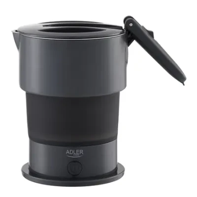 Adler Silicon Travel Kettle  |  AD 1377  |  Travel Kettle  |  600 W  |  0.6 L  |  Silicon  |  Grey