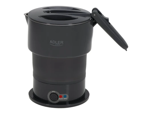Adler Silicon Travel Kettle  |  AD 1377  |  Travel Kettle  |  600 W  |  0.6 L  |  Silicon  |  Grey