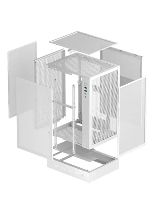 Deepcool PC spēļu korpuss  |  CH170 DIGITAL  |  Balts  |  Mini ITX  |  Barošanas avots iekļauts Nē  |  ATX PS2