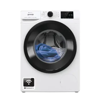 Gorenje Washing machine  |  WPNEI82A1SWIFI  |  Energy efficiency class A  |  Front loading  |  Washing capacity 8 kg  |  1200 RPM  |  Depth 55 cm  |  Width 60 cm  |  Display  |  LED  |  Steam function  |  White