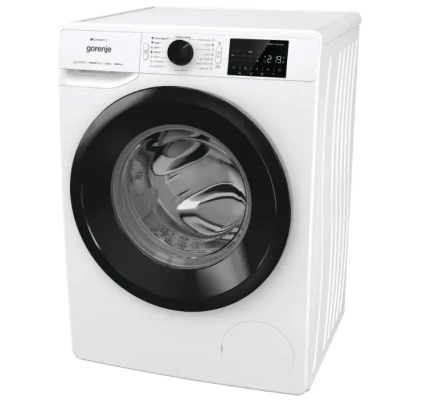 Gorenje Washing machine  |  WPNEI82A1SWIFI  |  Energy efficiency class A  |  Front loading  |  Washing capacity 8 kg  |  1200 RPM  |  Depth 55 cm  |  Width 60 cm  |  Display  |  LED  |  Steam function  |  White