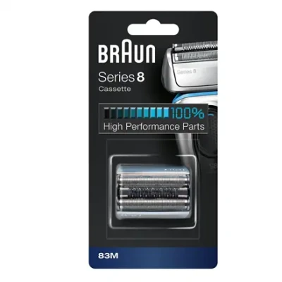 Braun  |  Shaver Replacement Head for Series 8, Silver  |  83M