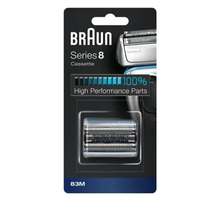 Braun  |  Shaver Replacement Head for Series 8, Silver  |  83M