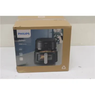 SALE OUT. Philips  |  Airfryer  |  NA231 / 00  |  Power 1700 W  |  Capacity 6.2 L  |  Black / Silver  |  DAMAGED PACKAGING