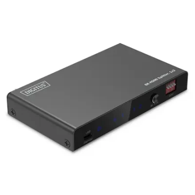 Digitus 8K HDMI Splitter, 1x2  |  DS-55339  |  Black