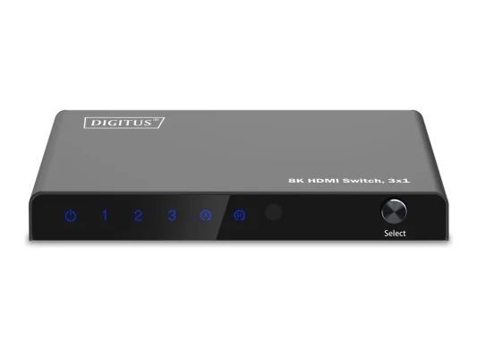 Digitus 8K HDMI Switch, 3x1  |  DS-55333  |  Black