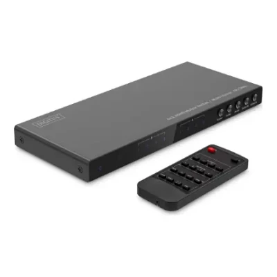 Матрица HDMI 4x2 Digitus / Мульти-экран, 4K / 30Hz  |  DS-55345  |  Черный