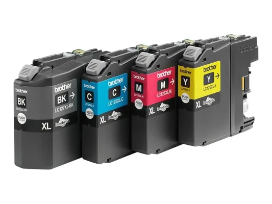 Brother LC127XLVALBP  |  Ink Cartridge  |  Black, Cyan, Magenta, Yellow