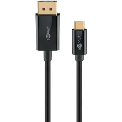 Goobay USB-C to DisplayPort Cable 4K at 60 Hz, 1 m  |  75704
