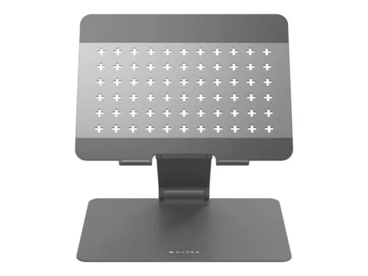 Hyper Desk Mount  |  HyperSpace Ergonomic Adjustable Laptop Stand  |  Height adjustment  |  16 "  |  Gray