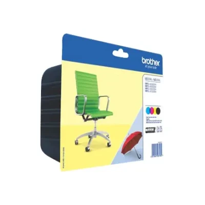Brother LC229XLVALBP  |  Ink Cartridge  |  Black, Cyan, Magenta, Yellow