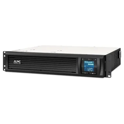 Schneider Electric APC Smart-UPS C, Rackmount 2U, 4x IEC C13 outlets, SmartConnect port, USB and serial communication, AVR, graphic LCD  |  SMC1000I-2UC  |  1000 VA  |  600 W  |  230 V