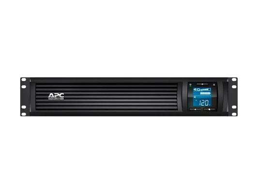 Schneider Electric APC Smart-UPS C, Rackmount 2U, 4x IEC C13 outlets, SmartConnect port, USB and serial communication, AVR, graphic LCD  |  SMC1000I-2UC  |  1000 VA  |  600 W  |  230 V