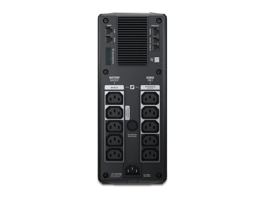 Schneider Electric APC Back-UPS Pro, Tower, 10x IEC C13 outlets, AVR, LCD, user-replaceable battery  |  BR1500GI  |  1500 VA  |  865 W  |  230 V