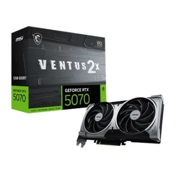 MSI GeForce RTX 5070 12G VENTUS 2X OC  |  NVIDIA  |  12 GB  |  GeForce RTX 5070  |  GDDR7  |  HDMI ports quantity 1  |  PCI Express Gen 5