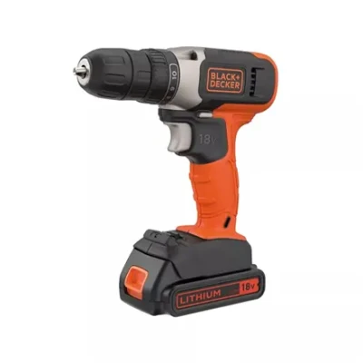 BLACK & DECKER  |  Cordless Drill Driver  |  BCD001C2-QW  |  18 V  |  2x1.5 Ah  |  Lithium