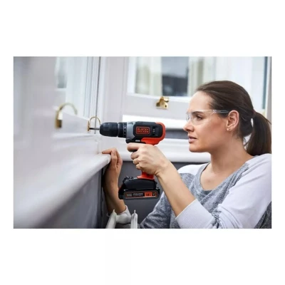 BLACK & DECKER  |  Cordless Drill Driver  |  BCD001C2-QW  |  18 V  |  2x1.5 Ah  |  Lithium