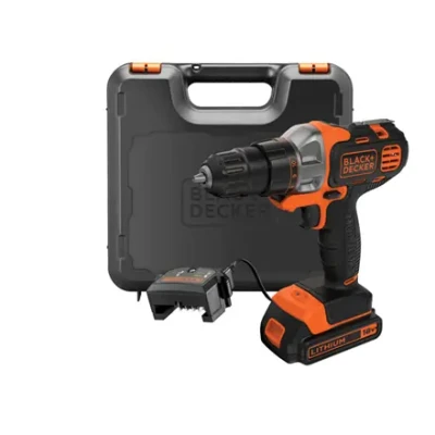 BLACK & DECKER  |  Cordless Multievo Drill Driver  |  MT218K-QW  |  18 V  |  1.5 Ah  |  Lithium
