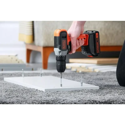 BLACK & DECKER  |  Cordless Drill Driver  |  BCD001C1-QW  |  18 V  |  1.5 Ah  |  Lithium