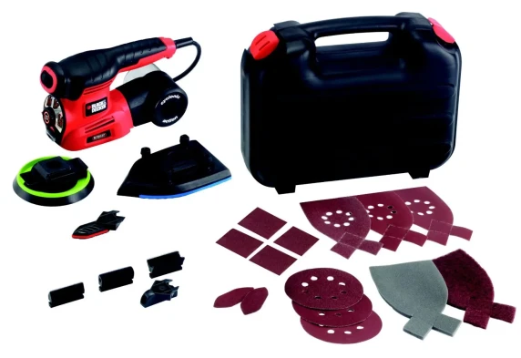 BLACK & DECKER  |  KA280K-QS  |  220 Вт  |  Треугольная шлифовальная машина
