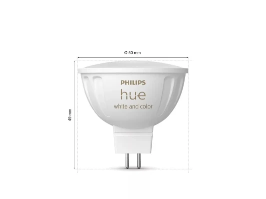Philips Hue WCA 6.3W 12V MR16, 2 gab.  |  GU5.3