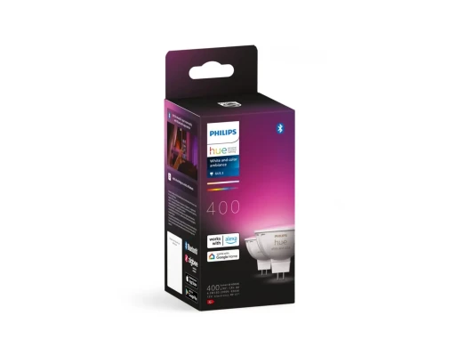 Philips Hue WCA 6.3W 12V MR16, 2 gab.  |  GU5.3