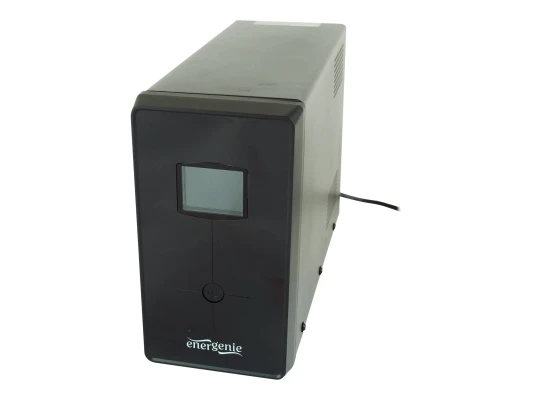 EnerGenie UPS with USB and LCD display, Black  |  EG-UPS-034  |  1500 VA  |  900 W