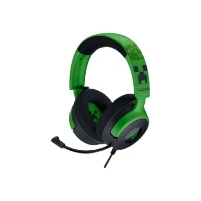 Razer Spēļu austiņas  |  Kraken V4 X  |  Vadu  |  Pāri ausīm  |  Mikrofons  |  Minecraft izdevums
