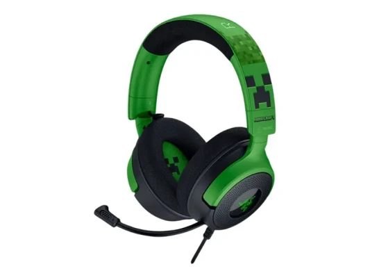 Razer Spēļu austiņas  |  Kraken V4 X  |  Vadu  |  Pāri ausīm  |  Mikrofons  |  Minecraft izdevums