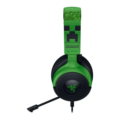 Razer Spēļu austiņas  |  Kraken V4 X  |  Vadu  |  Pāri ausīm  |  Mikrofons  |  Minecraft izdevums