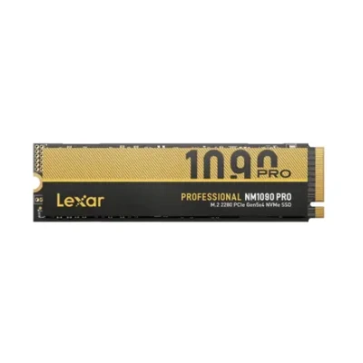 Lexar SSD  |  NM1090 Pro  |  4000 GB  |  SSD form factor M.2 2280  |  Solid-state drive interface PCIe Gen 5x4  |  Read speed 14000 MB / s  |  Write speed 13000 MB / s