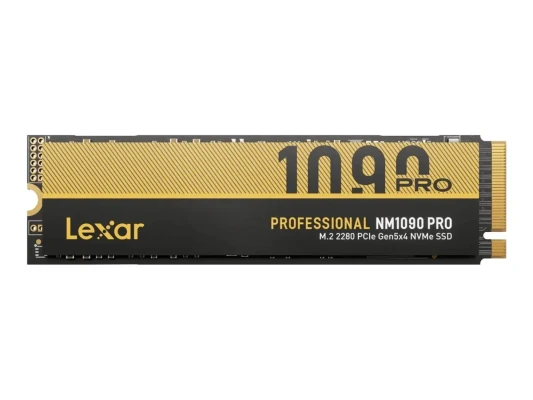 Lexar SSD  |  NM1090 Pro  |  4000 GB  |  SSD form factor M.2 2280  |  Solid-state drive interface PCIe Gen 5x4  |  Read speed 14000 MB / s  |  Write speed 13000 MB / s