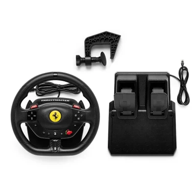Thrustmaster Racing Wheel  |  T98-P Ferrari 296 GTB  |  Black
