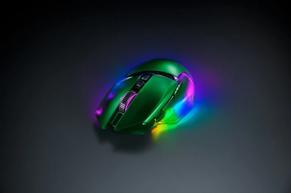 Razer  |  Basilisk V3 Pro 35K  |  Spēļu pele  |  Bezvadu / Vadu  |  Phantom Green izdevums