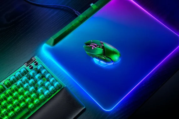 Razer  |  Basilisk V3 Pro 35K  |  Spēļu pele  |  Bezvadu / Vadu  |  Phantom Green izdevums