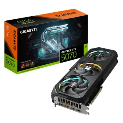Gigabyte GeForce RTX 5070 GAMING OC 12G  |  NVIDIA  |  12 GB  |  GeForce RTX 5070  |  GDDR7  |  HDMI ports quantity 1  |  PCI-E 5.0