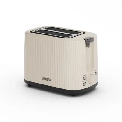 Princess Wave Toaster  |  142337  |  Power 930 W  |  Number of slots 2  |  Housing material Plastic  |  Beige