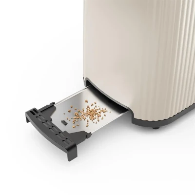 Princess Wave Toaster  |  142337  |  Power 930 W  |  Number of slots 2  |  Housing material Plastic  |  Beige