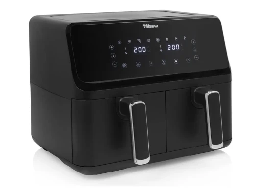 Tristar  |  Double Basket Airfryer  |  FR-9026  |  8 L  |  2700 W  |  Black
