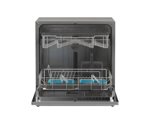 Candy Dishwasher  |  CP 8F9FFA  |  Free standing  |  Width 55 cm  |  Number of place settings 8  |  Number of programs 8  |  Energy efficiency class F  |  Display  |  Antracite
