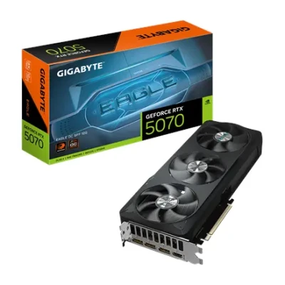 Gigabyte GeForce RTX 5070 EAGLE OC SFF 12G  |  NVIDIA  |  12 GB  |  GeForce RTX 5070  |  GDDR7  |  HDMI ports quantity 1  |  PCI-E 5.0