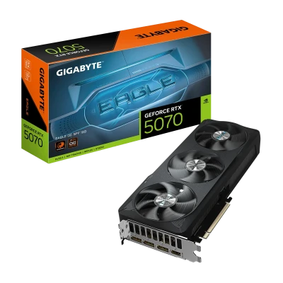 Gigabyte GeForce RTX 5070 EAGLE OC SFF 12G  |  NVIDIA  |  12 GB  |  GeForce RTX 5070  |  GDDR7  |  HDMI ports quantity 1  |  PCI-E 5.0