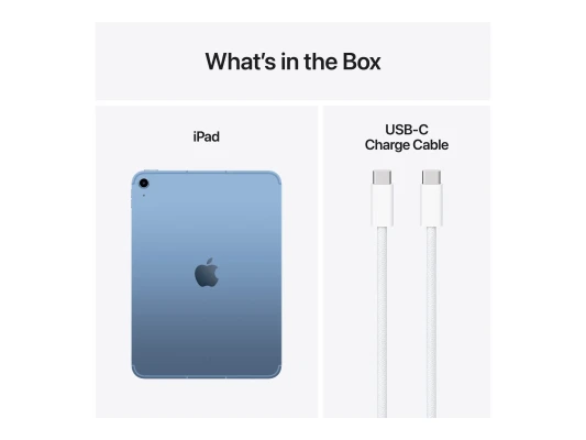 Apple  |  iPad Air Wi-Fi + Cellular  |  11 "  |  Blue  |  IPS, Liquid Retina  |  2360 x 1640 pixels  |  Apple A16  |  256 GB  |  3G  |  4G  |  5G  |  Wi-Fi  |  Front camera  |  12 MP  |  Rear camera  |  12 MP  |  Bluetooth  |  5.3  |  iPadOS  |  USB-C cha