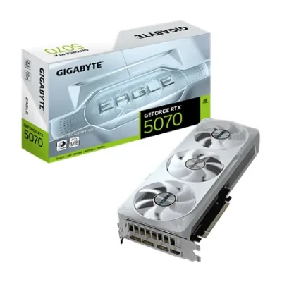 Gigabyte GeForce RTX 5070 EAGLE OC ICE SFF 12G  |  NVIDIA  |  12 GB  |  GeForce RTX 5070  |  HDMI ports quantity 1  |  PCI-E 5.0