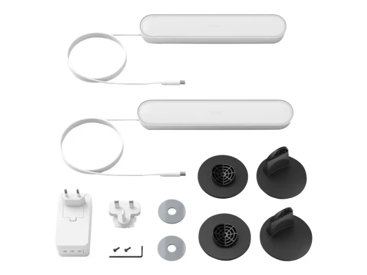 Philips Hue Play WCA Lightbar Base, Twin pack, White  |  42 W  |  2000-6500 Hue White Colour Ambiance