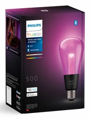 Philips Hue WCA Lightguide ST72  |  E27  |  6.8 W  |  White and colour light
